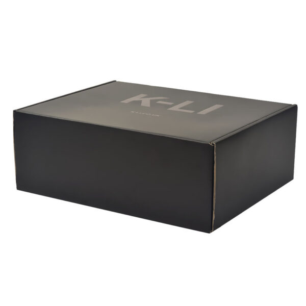 Black Glossy Corrugated Mailer Box for Retail Kit Packaging Black Glossy Corrugated Mailer Box for Retail Kit Packaging