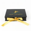 Black Lingerie Gift Box with Satin Lining and Ribbon Tie Black Lingerie Gift Box with Satin Lining and Ribbon Tie