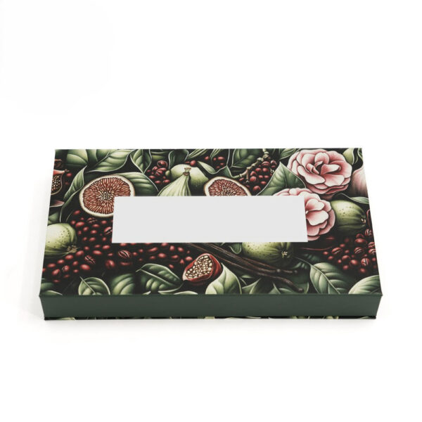 Botanical Printed Rigid Perfume Box with White Foam Insert