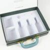 Dark Green Gift Suitcase Box with Handle and Molded Insert Dark Green Gift Suitcase Box with Handle and Molded Insert