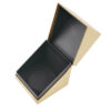 Logo Printed Kraft Hinged Candle Box with Black Inner Tray Logo Printed Kraft Hinged Candle Box with Black Inner Tray