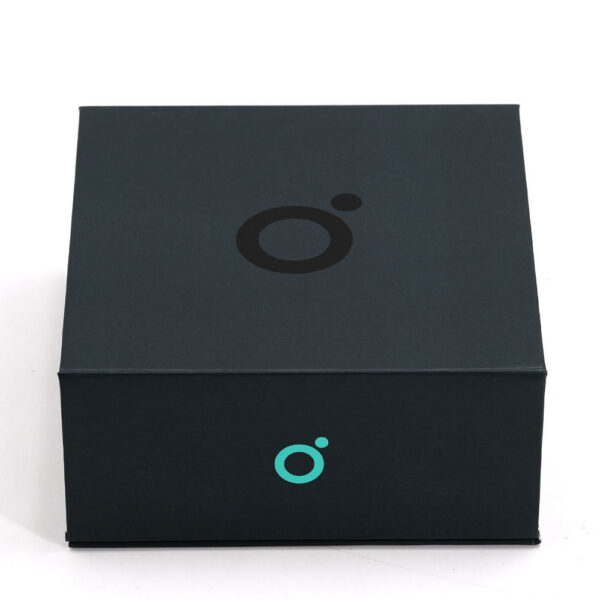Logo Printed Rigid Magnetic Smart Ring Box with Foam Insert Logo Printed Rigid Magnetic Smart Ring Box with Foam Insert