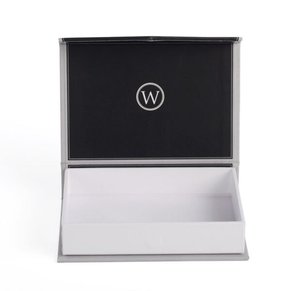 Logo Printed Rigid Watch Presentation Box with White Tray Logo Printed Rigid Watch Presentation Box with White Tray