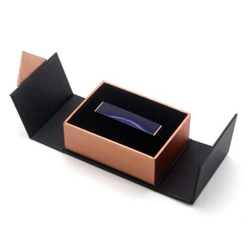 Luxury Double-Door Lipstick Rigid Gift Box with EVA Insert