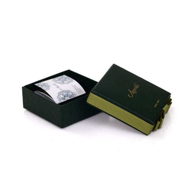 Luxury Rigid Jewelry Gift Box with Grosgrain Ribbon Luxury Rigid Jewelry Gift Box with Grosgrain Ribbon