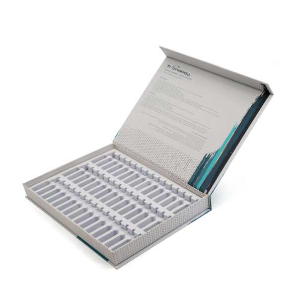 Printed Rigid Hair Serum Ampoule Box with Molded Insert Printed Rigid Hair Serum Ampoule Box with Molded Insert