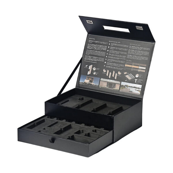 Wood Plastic Composite Sample Presentation Box with Insert