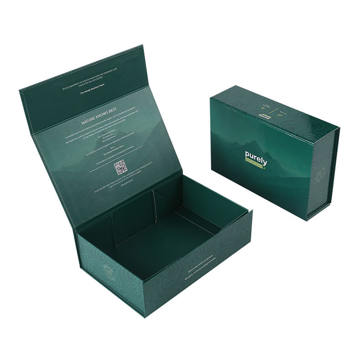 Caixa magnética com tampa basculante personalizada para perfumes e vestuário