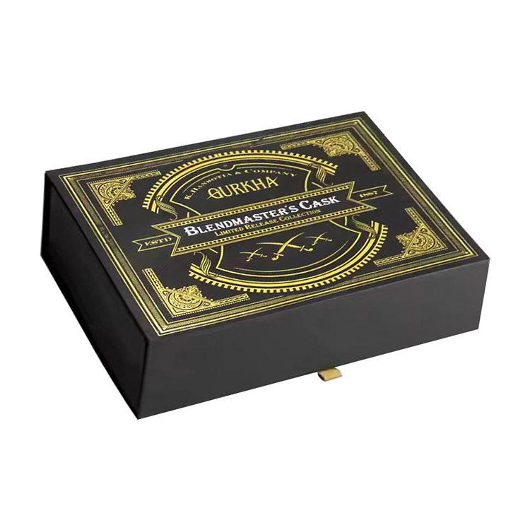 Caixas de tabaco personalizadas – Caixa de charutos magnética oca de luxo