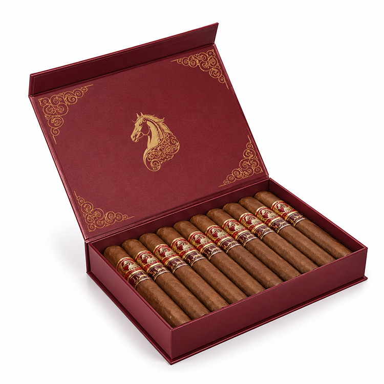 Caixas de charutos em cartão dobráveis personalizadas — Caixas para tabaco
