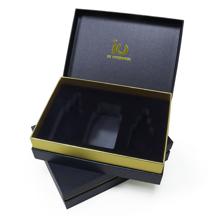 Caixa de presente elegante e luxuosa em cartão rígido, com alça para o ombro e alça para o pescoço