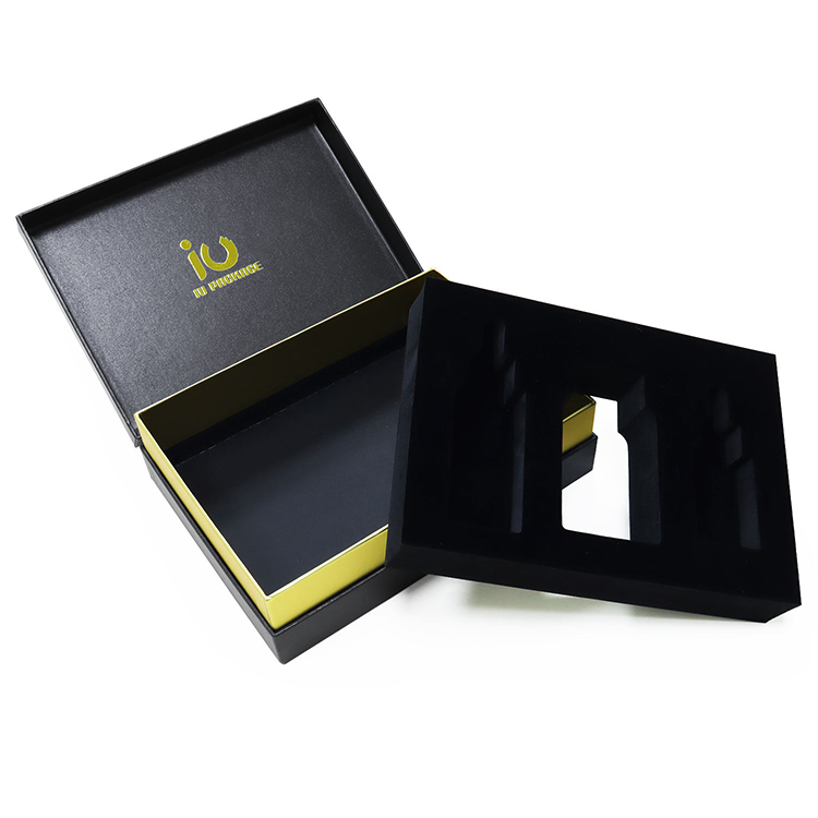 Caixa de presente elegante e luxuosa em cartão rígido, com alça para o ombro e alça para o pescoço