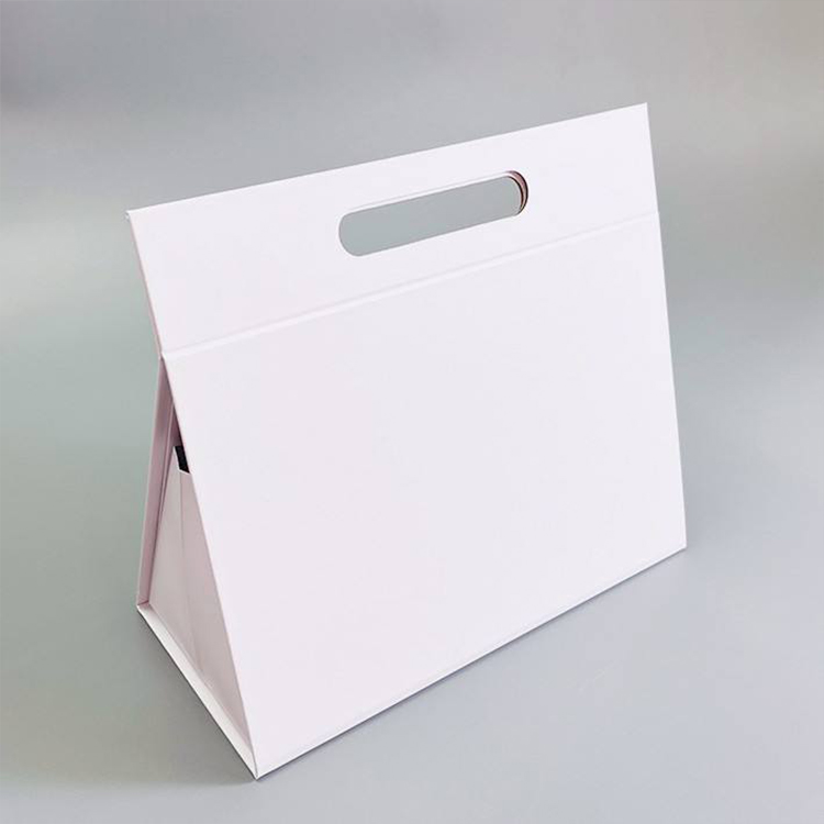 Papel de embrulho magnético dobrável para caixas com formas irregulares